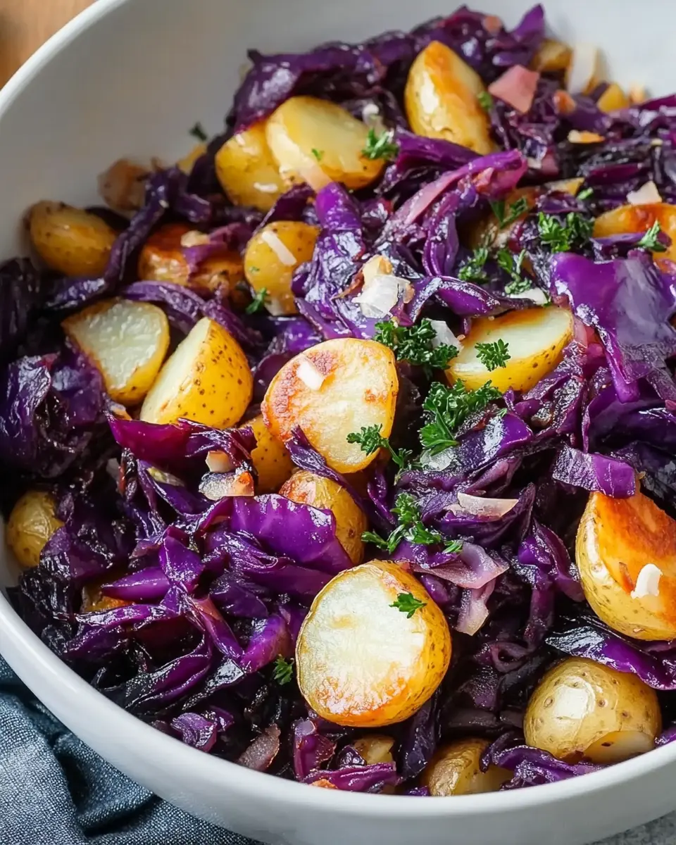 Rotkohl Pfanne mit Kartoffeln: Easy Comfort Food Delight 6