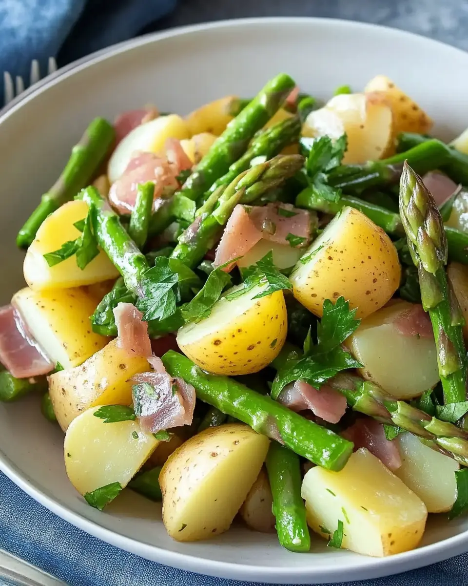 Kartoffel Spargel Salat Rezept – Einfach & Schnell First Image First Image