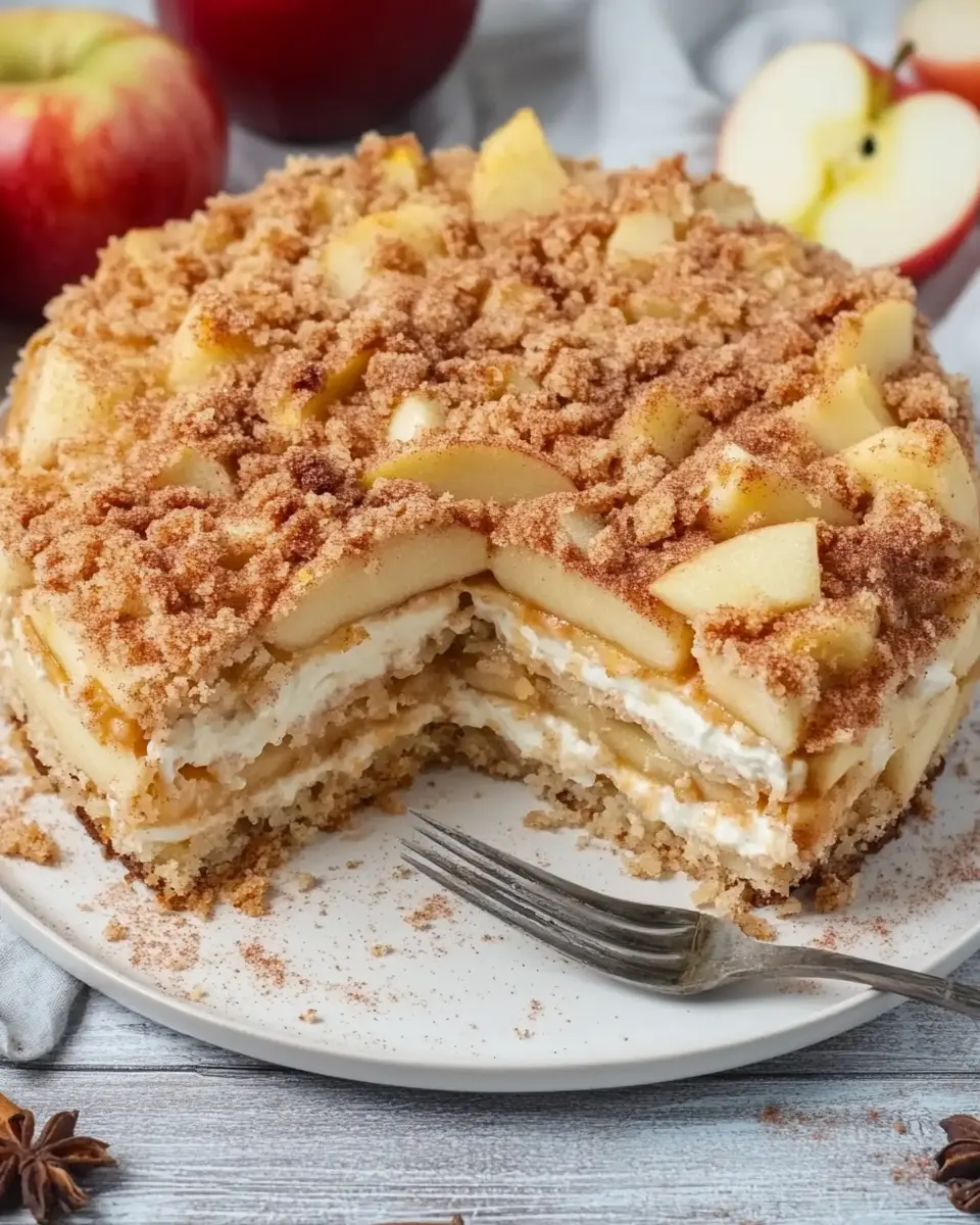 Apfel Quark Kuchen: Juicy Delight with Cinnamon Crumble 6