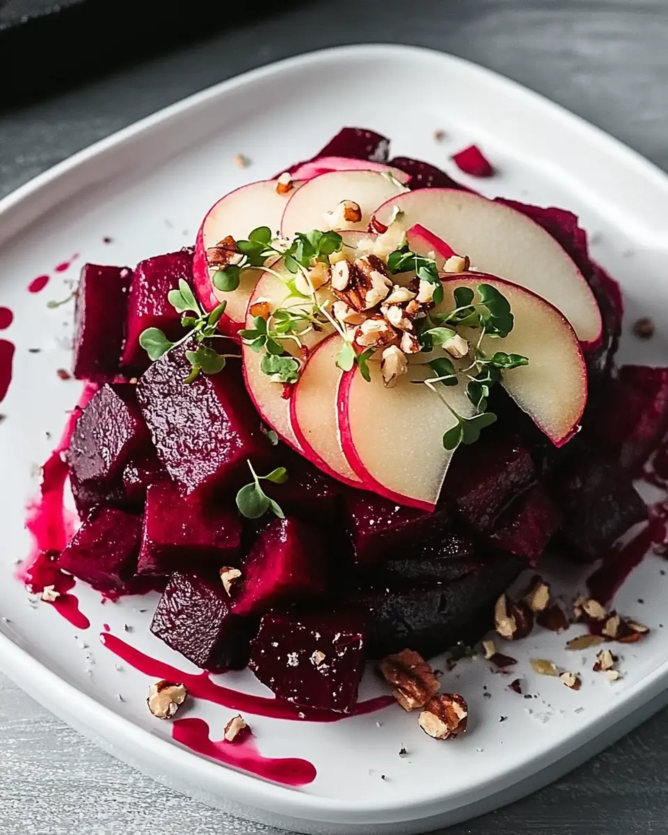 Rote Bete Salat mit Apfel – Bestes Rezept First Image First Image