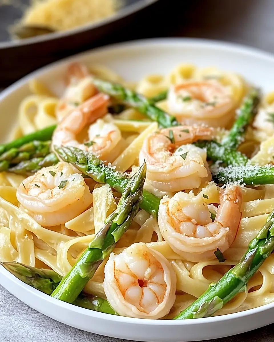 Pasta mit grünem Spargel und Garnelen: Easy Gourmet Delight 5