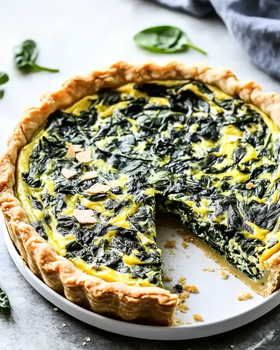 Vegane Spinat Quiche – Herzhaft, Cremig und Einfach First Image First Image