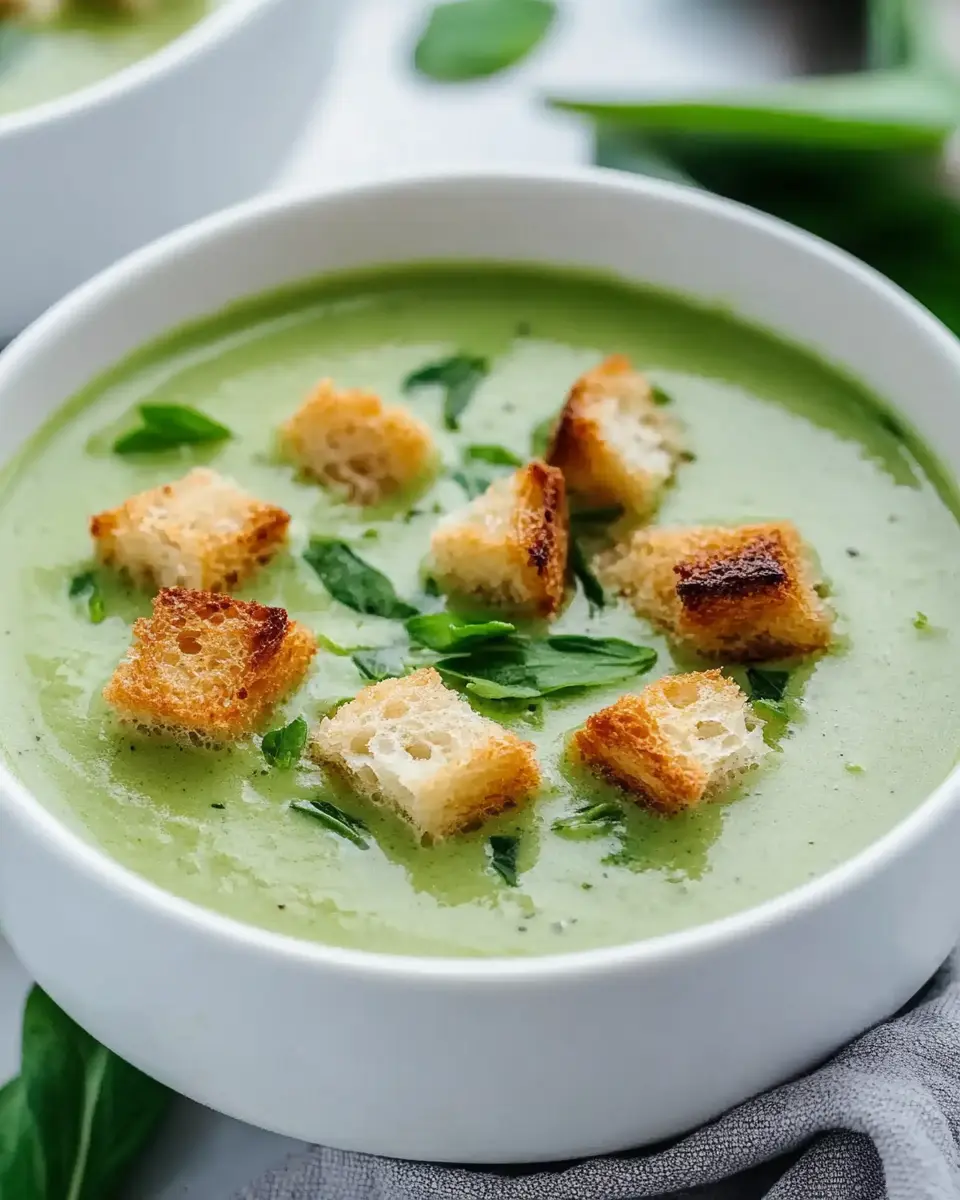 Bärlauchschaumsuppe mit Croutons: Einfaches Rezept für Genuss 7