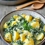 Cremige Spinatkartoffeln – Einfaches Rezept in 13 Schritten First Image First Image