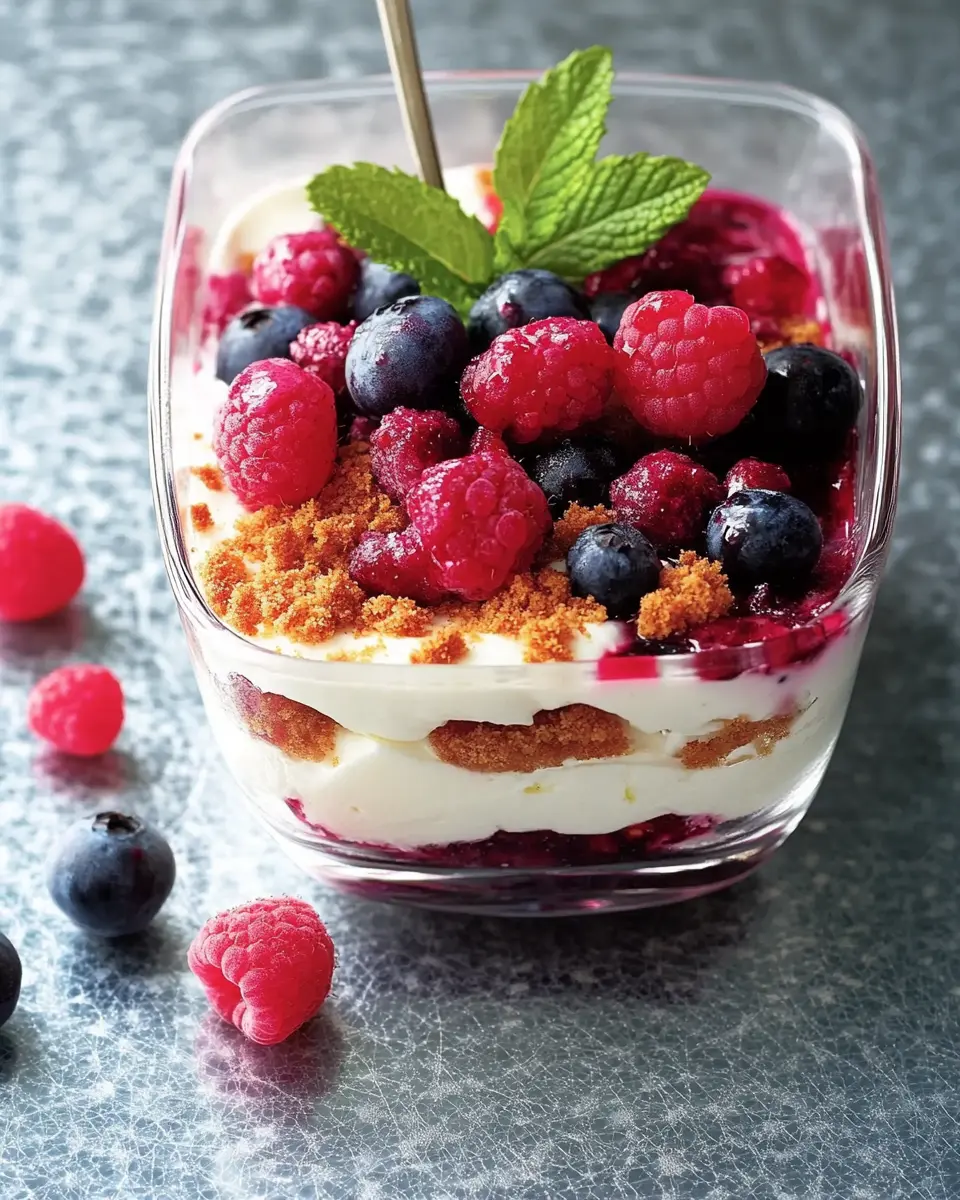 Bestes Quark Beeren Dessert – Einfach & Cremig First Image First Image
