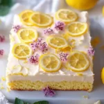 Saftiger Zitronen Joghurt Blechkuchen – Bestes Rezept First Image First Image
