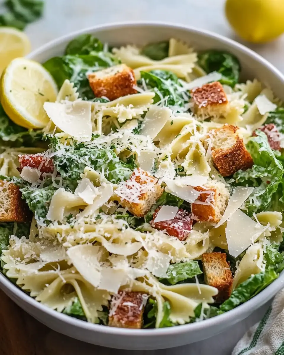 Caesar Pasta Salat First Image First Image