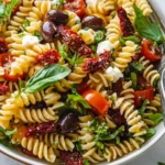 Mediterraner Nudelsalat – Bestes Rezept einfach First Image First Image