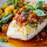 Kabeljau in Tomaten Basilikum Sauce – Bestes Rezept First Image First Image