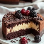 Saftiger Low Carb Schokokuchen mit Quark First Image First Image