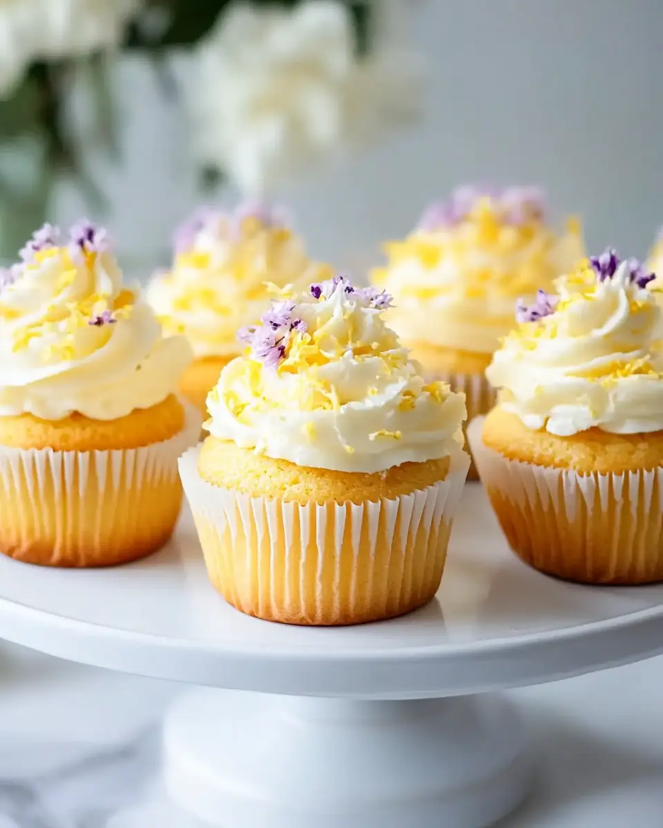 Zitronen Cupcakes mit Holunderblütencreme – Bestes Rezept für Genuss 7 zfdrvartv2vutfo0sua1