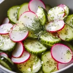 Frischer Gurken Radieschen Salat First Image First Image