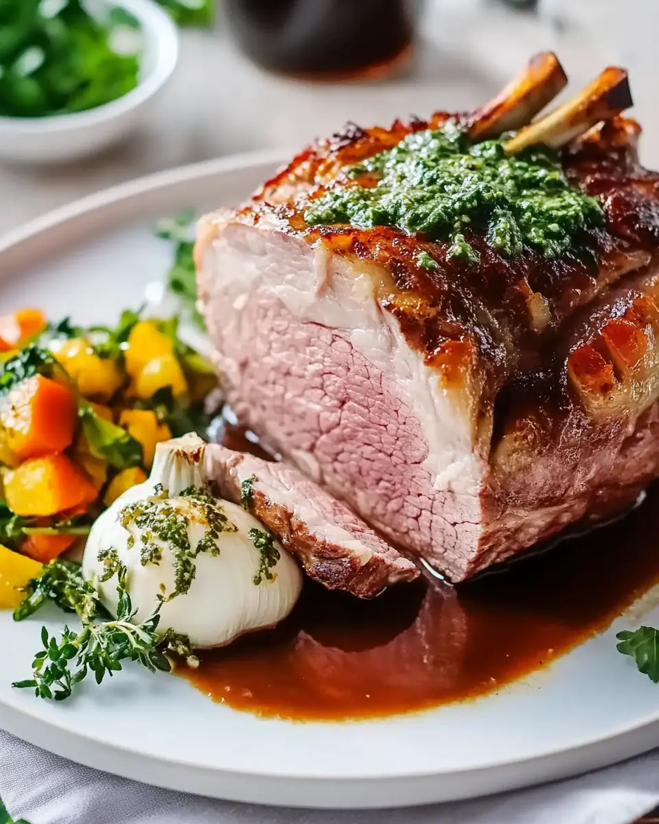Osterbraten mit Kräutersoße – Bestes Festtagsrezept First Image First Image