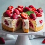 Erdbeer Joghurt Kuchen – Einfach & Saftig First Image First Image