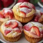 Erdbeermuffins mit Joghurt – Saftig und einfach zu backen First Image First Image