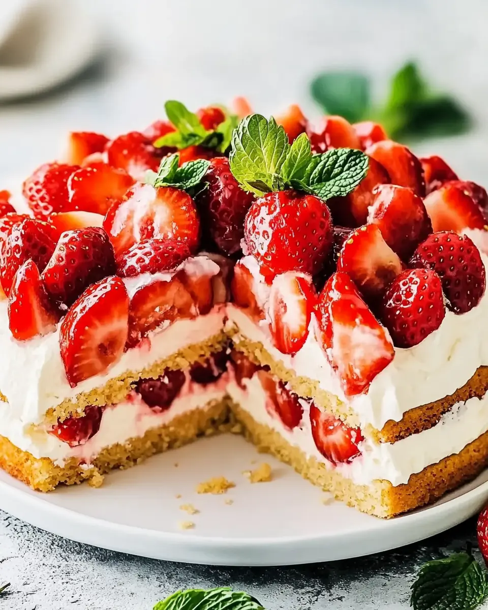 Erdbeerkuchen mit Biskuit: Best Easy Dessert You'll Adore 6 elthmrtr0hlwkpzhwjhq