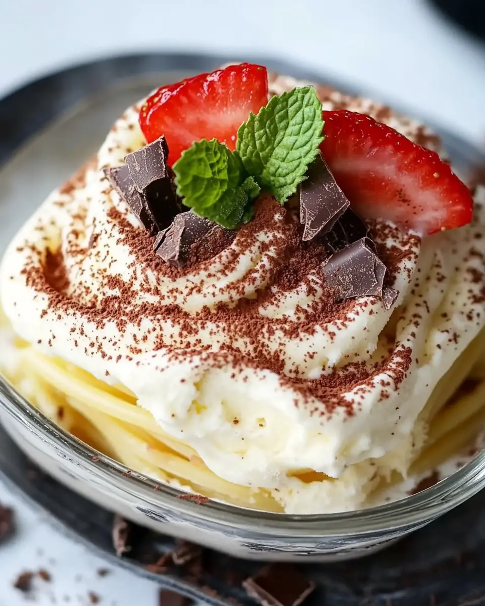 Spaghettieis Tiramisu Rezept – Einfach & cremig First Image First Image