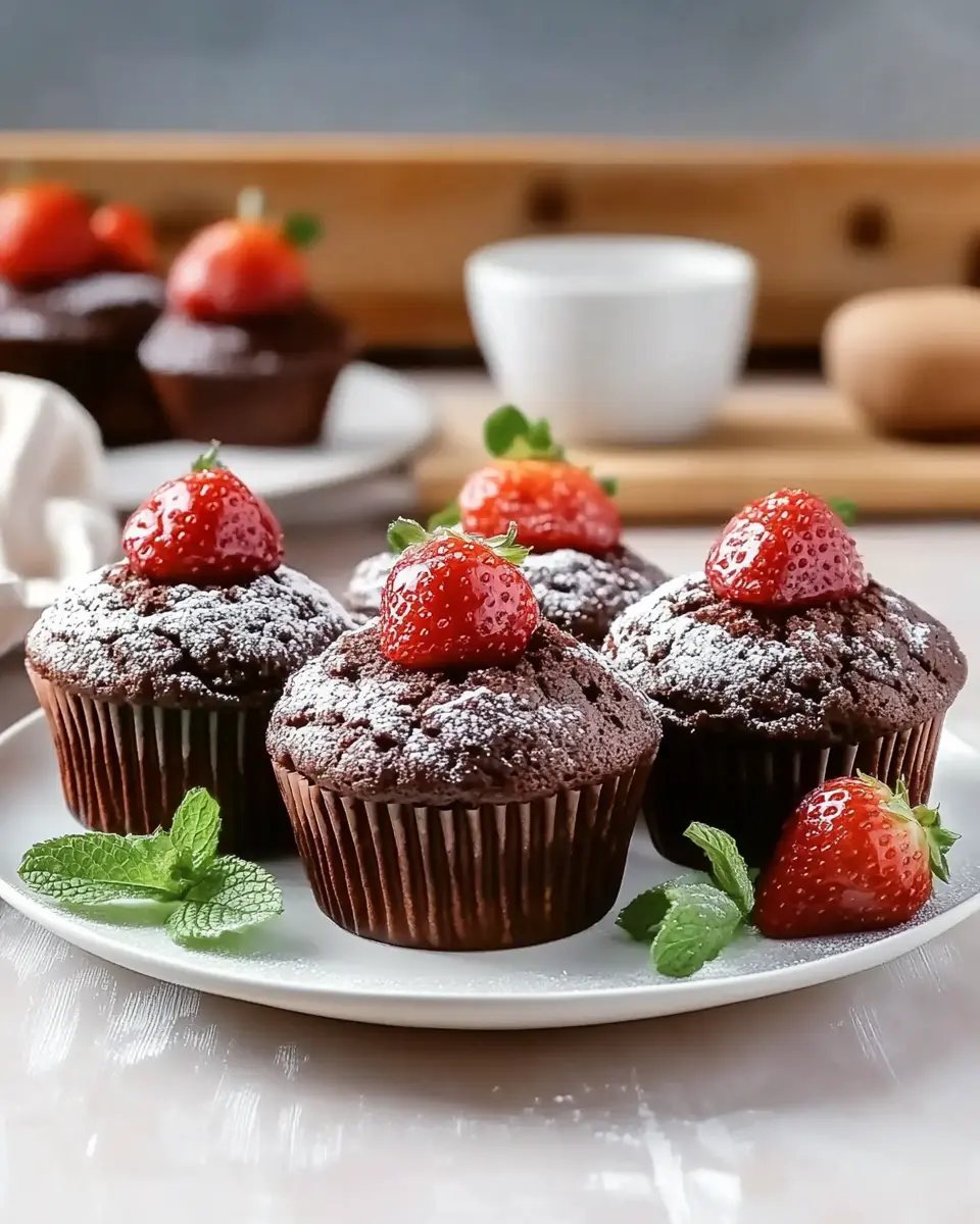 Schoko Erdbeer Muffins: Einfaches Rezept für fruchtigen Genuss 7