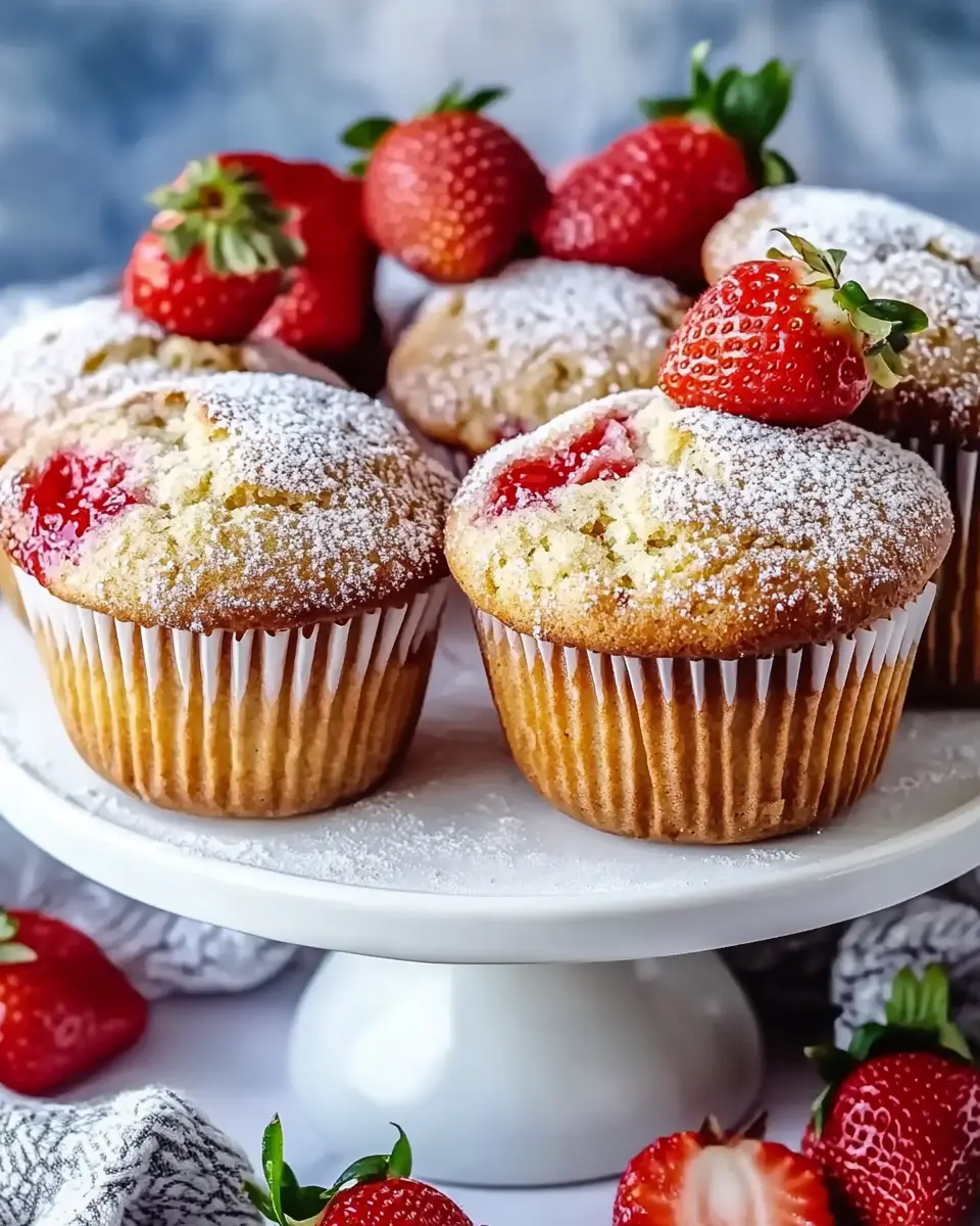 Erdbeer Muffins – Einfach und fluffig, perfekt für jede Gelegenheit First Image First Image