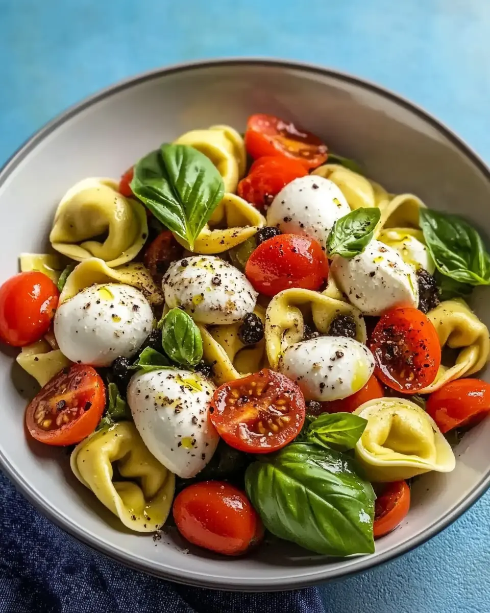Frischer Tortellini Salat Rezept: Easy Mozzarella Delight 6