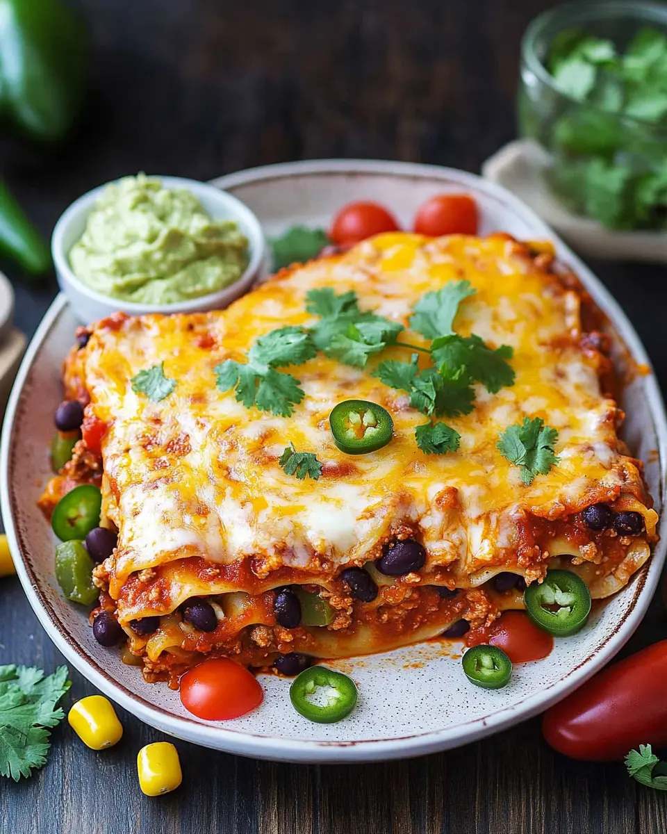 Mexikanische Enchilada Lasagne: Irresistibly Cheesy Delight 7