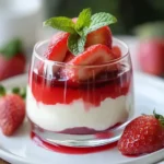 Erdbeer Mascarpone Creme Dessert – Schnell und Einfach zubereitet First Image First Image