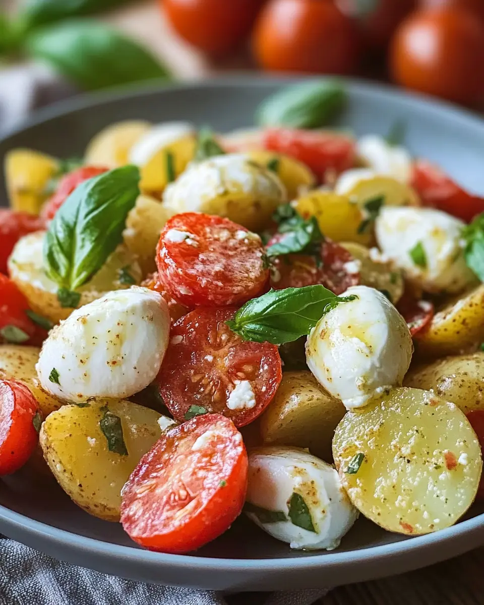 Kartoffelsalat mit Tomaten und Mozzarella Rezept: The Best Refreshing Twist! 5