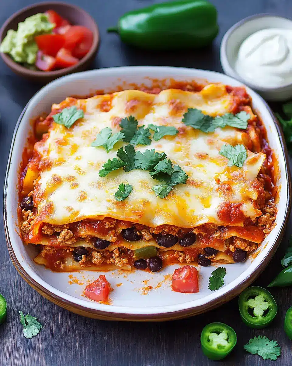 Mexikanische Enchilada Lasagne: Irresistibly Cheesy Delight 5 k4goyj4s6ek5nq38213s