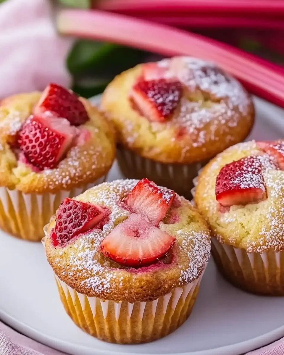 Saftige Erdbeer Rhabarber Muffins Rezept einfach & schnell: Yum! 7 kqhvm1cnvb07tmydqam3