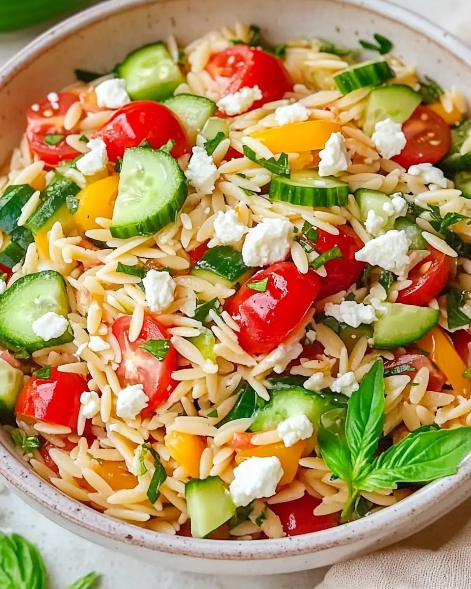 Schneller Kritharaki Salat: Frisch und leicht für Sommertage 7 l7cldikwedg9pswbzovd