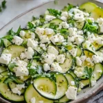 Roher Zucchinisalat mit Feta – Bestes Sommerrezept First Image First Image