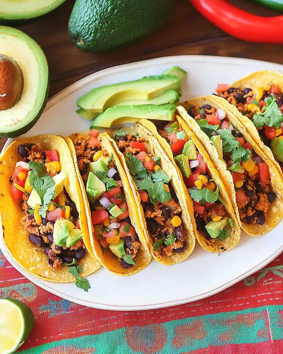 Vegetarische Tacos mit mexikanischer Füllung: Einfach & Lecker! 7 oeuu968sco54fknq4cd9