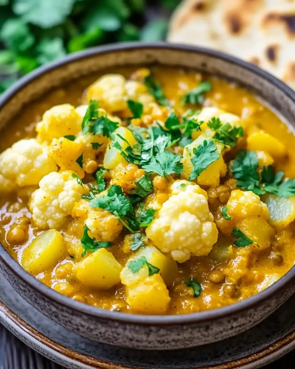 Blumenkohl Kartoffel Curry mit Linsen: Easy & Deliciously Quick