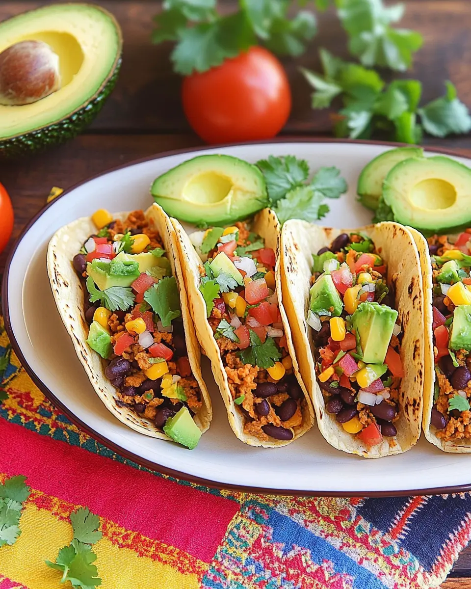 Vegetarische Tacos mit mexikanischer Füllung: Einfach & Lecker! 5