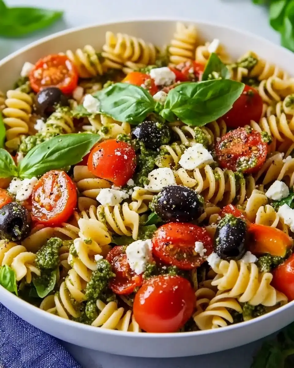 Mediterraner Nudelsalat mit Pesto: Einfach & Lecker für Jeden Anlass 6