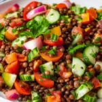 Veganer Linsensalat – 5 einfache Tipps für eine perfekte Mahlzeit First Image First Image