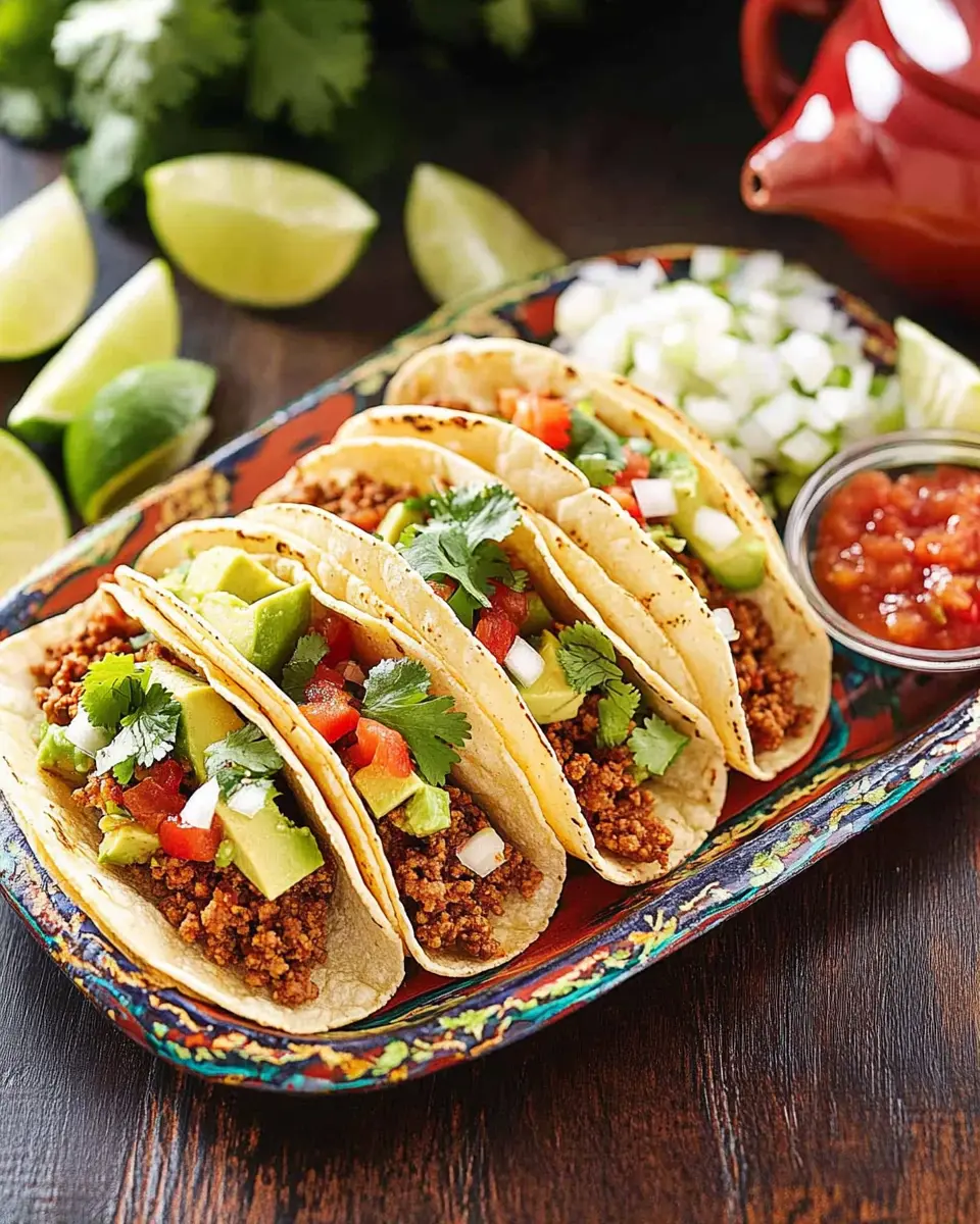 Tacos – mexikanisch mit Hackfleisch: Juicy & Flavor-Packed Delight
