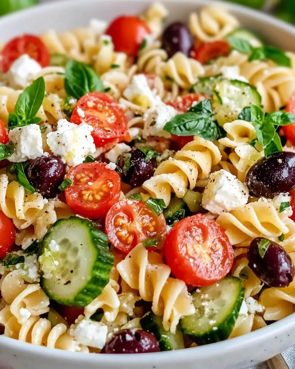 Griechischer Nudelsalat Rezept einfach: Fresh & Flavorful in Minutes