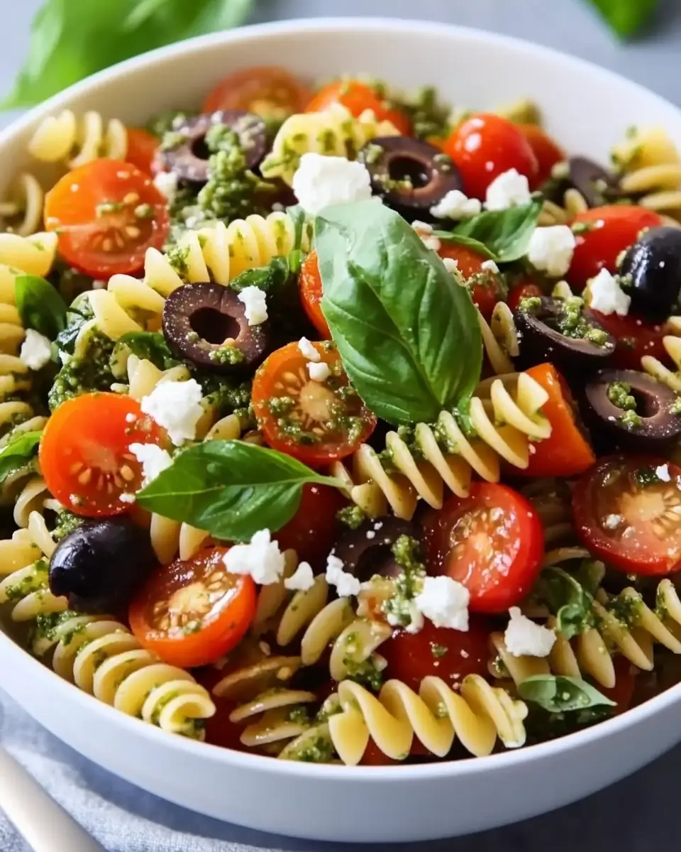 Mediterraner Nudelsalat mit Pesto: Einfach & Lecker für Jeden Anlass 5 roo0pl0iidl84ucb1ljv