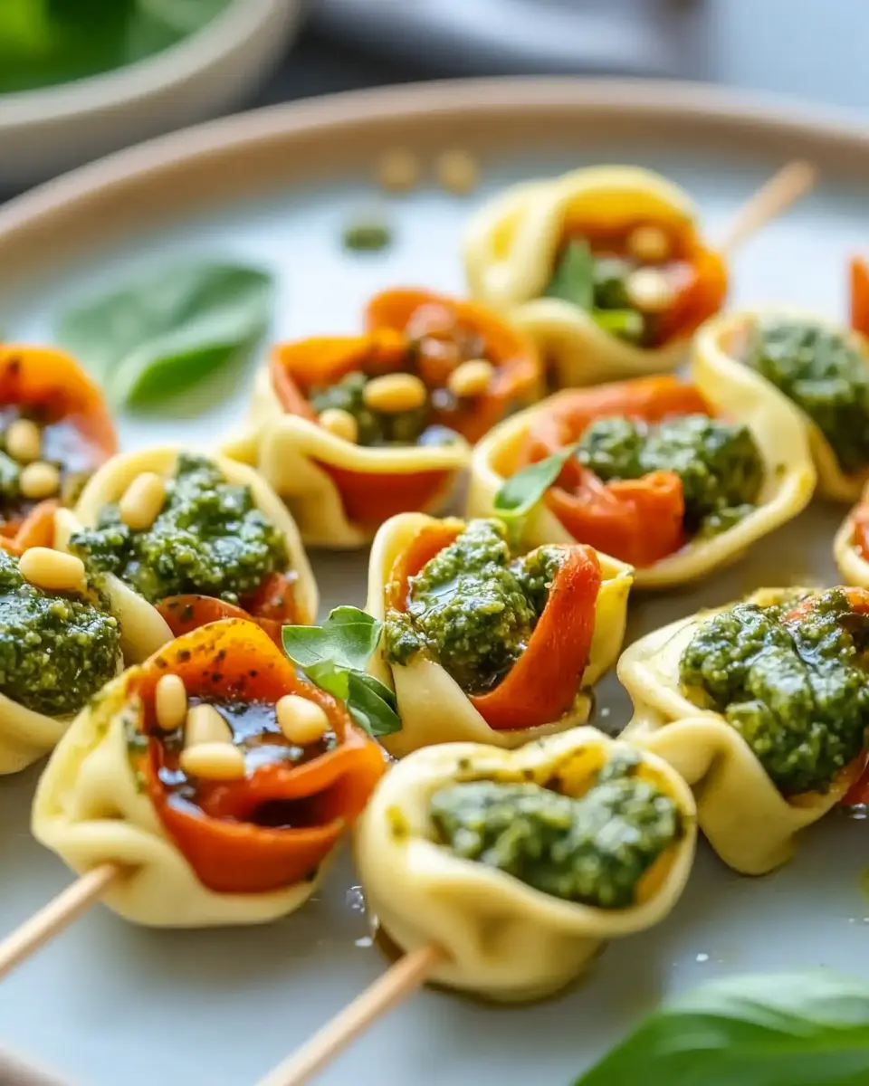 Vegetarische Tortellini Spieße mit Pesto – Bestes Rezept für Genießer 7
