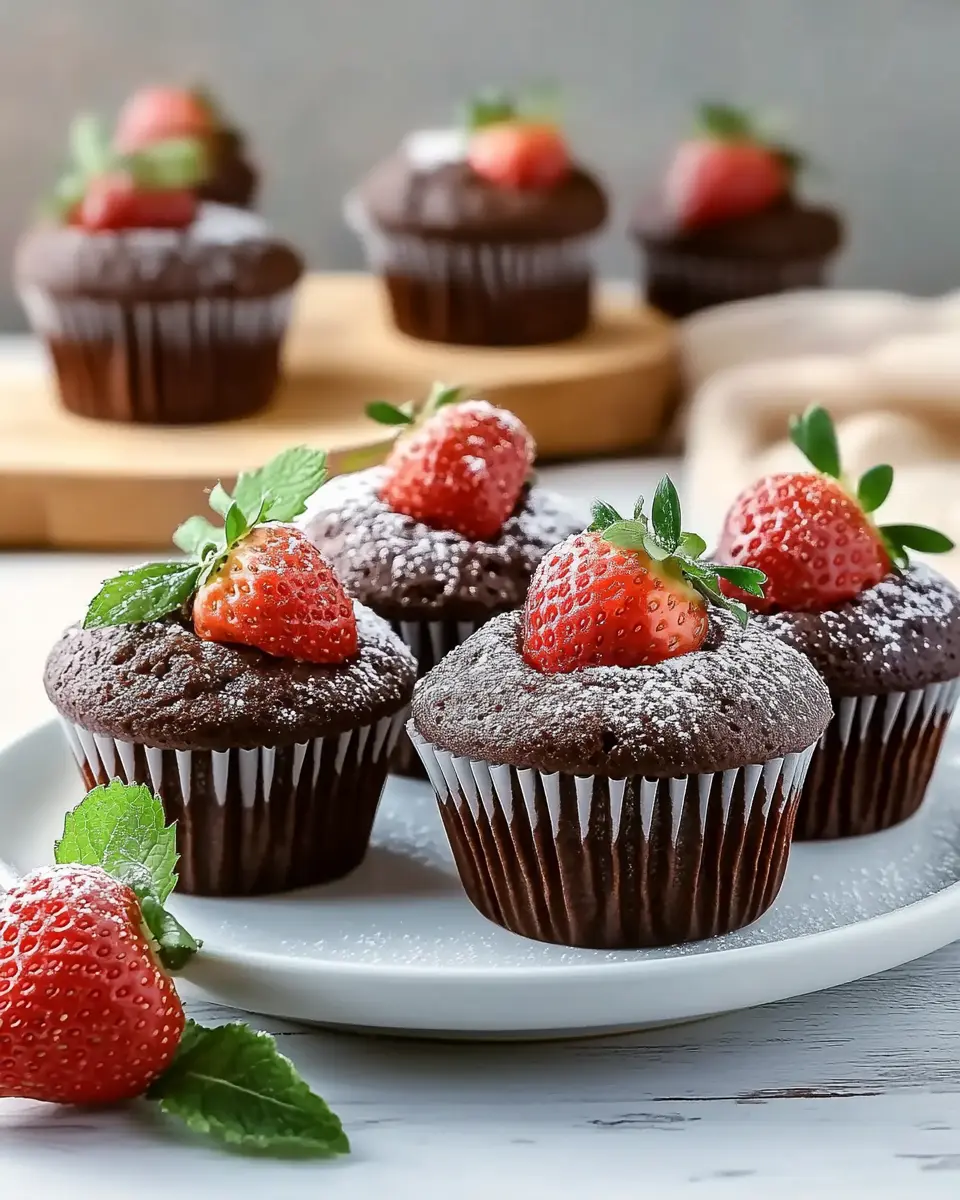 Schoko Erdbeer Muffins: Einfaches Rezept für fruchtigen Genuss 6