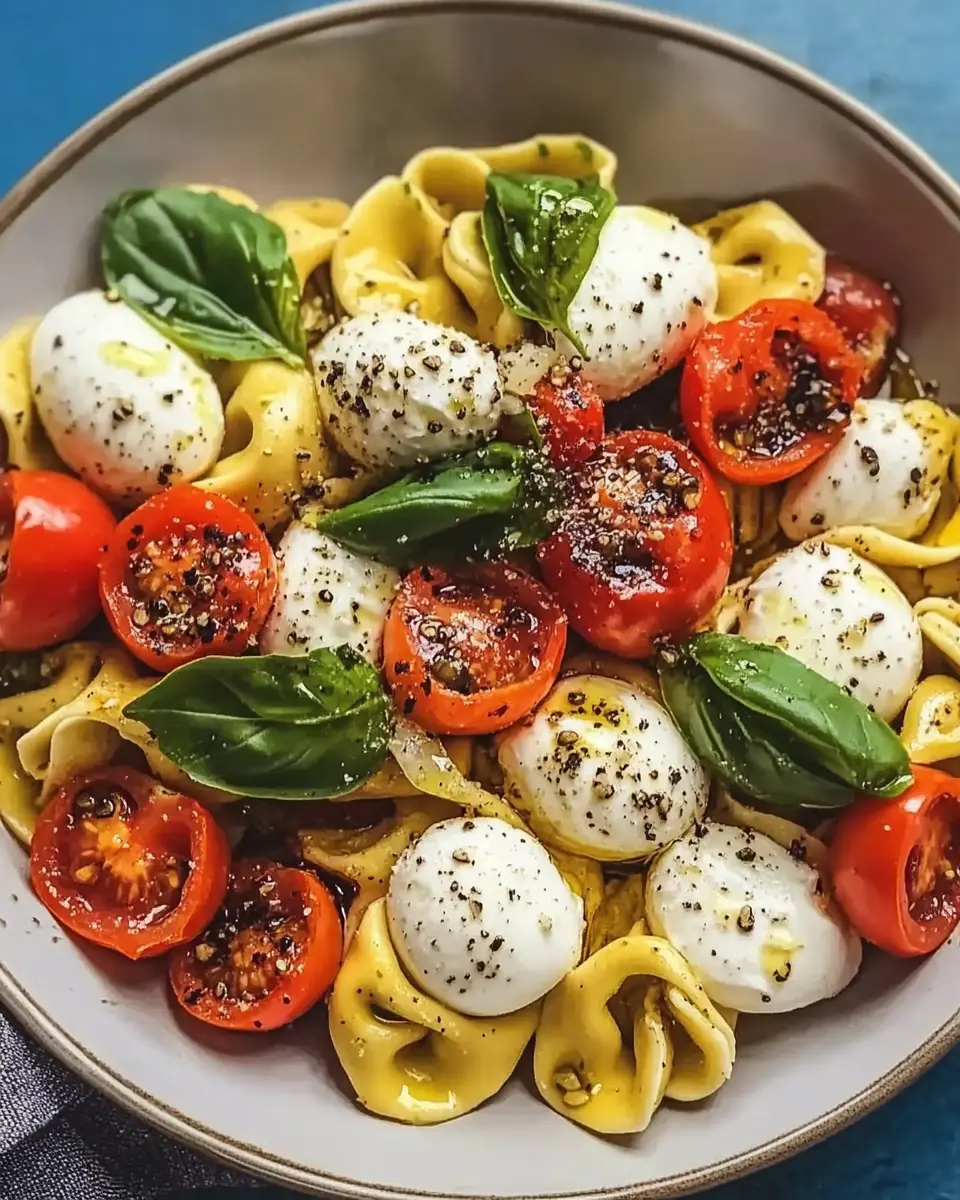 Frischer Tortellini Salat Rezept: Easy Mozzarella Delight 5