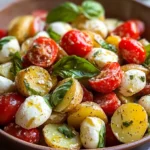 Kartoffelsalat mit Tomaten und Mozzarella Rezept First Image First Image