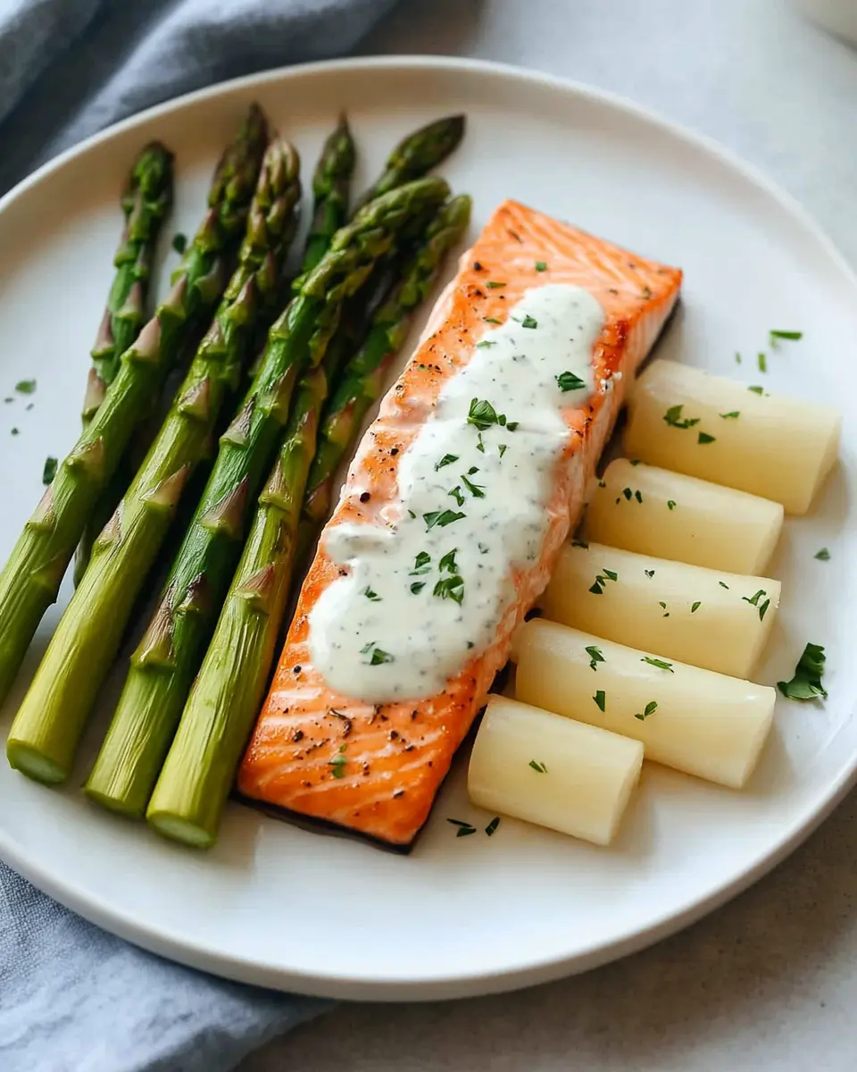 Spargel mit Lachs und Joghurtdressing: Fresh, Light Spring Delight 7