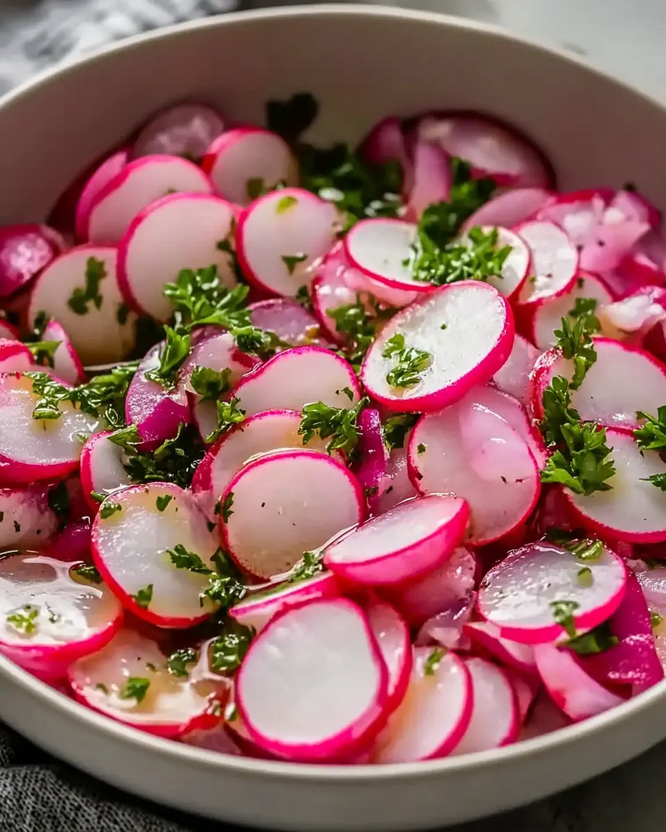 Radieschensalat mit Essig und Öl Rezept einfach: Fresh & Zesty Bliss 6