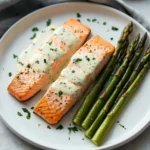 Spargel mit Lachs und Joghurtdressing – leichtes Frühlingsrezept First Image First Image