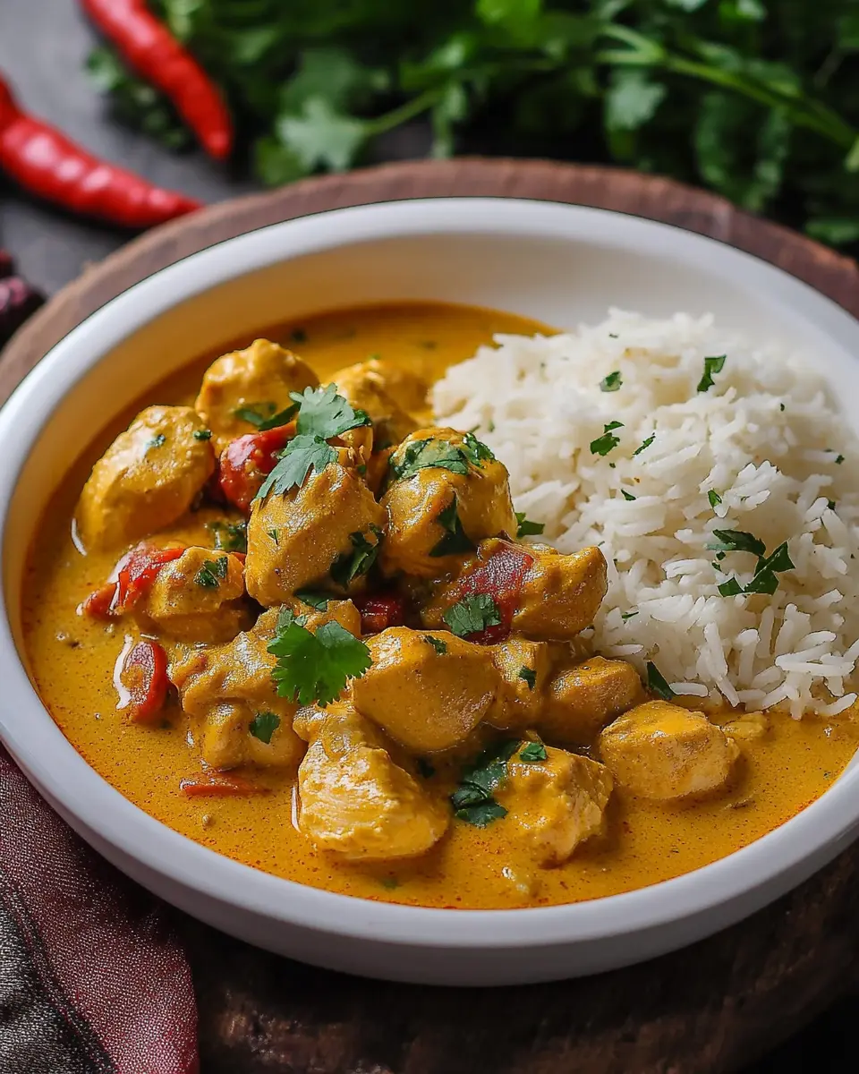 Einfaches Hühnchen-Curry mit Kokosmilch – Cremig und Glücklich 5