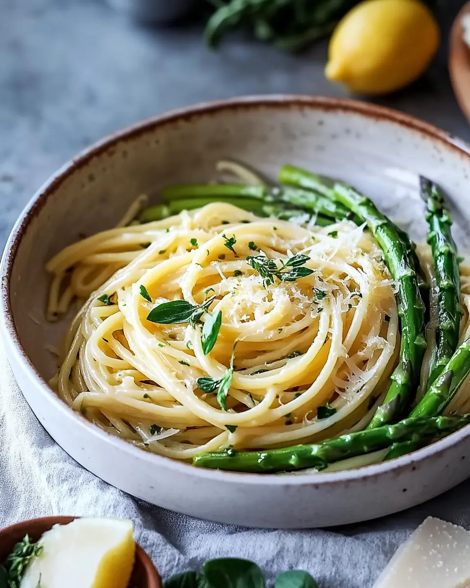Zitronen Pasta mit grünem Spargel: Easy & Delightfully Zesty! 7