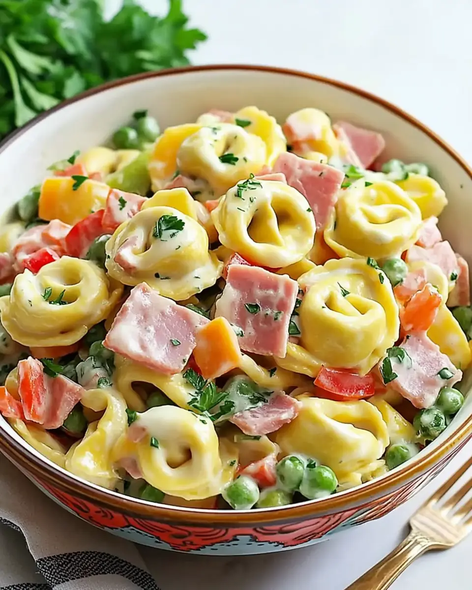 Tortellinisalat mit Schinken und Miracel Whip – Cremig & Einfach! 7