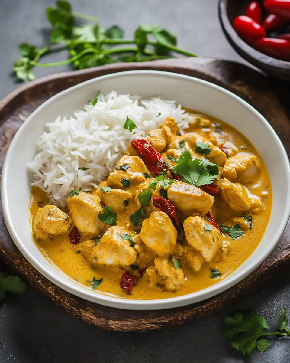 Einfaches Hühnchen-Curry mit Kokosmilch – Cremig und Glücklich 7